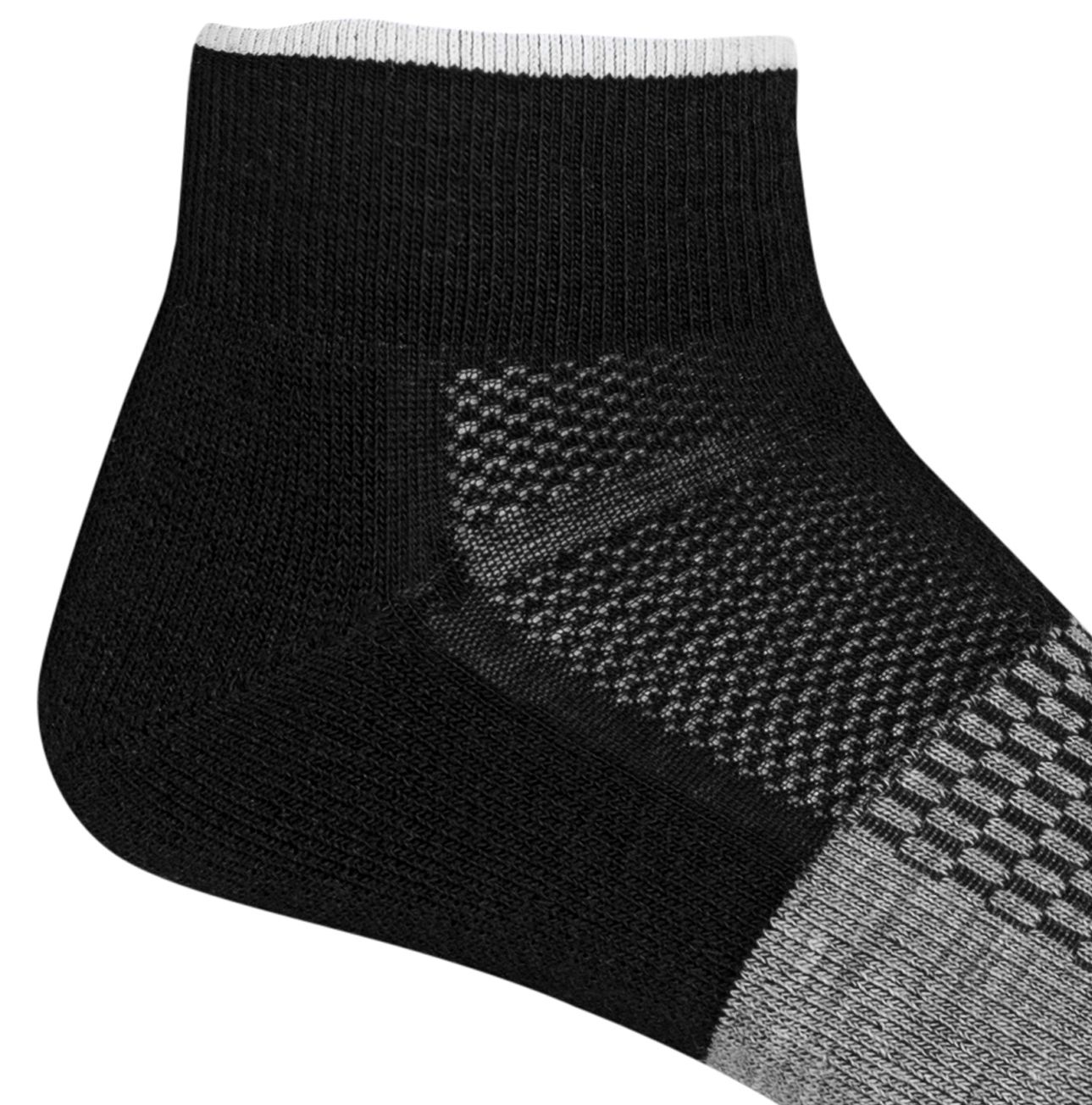 MULTISPORT LT MINI Unisex-Merino-Socken / black/snow/metro hthr / M=42-44