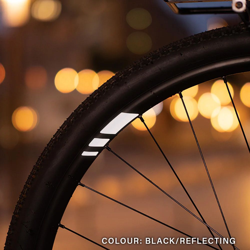 REFLEKTIERENDE FELGENSTICKER / racer_black / 20mm