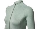 NEW ROAD Damen-Gravel-Langarmtrikot / hedge green heather / L