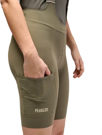ODYSSEY Damen-Gravel-Trägerhose / military green / M