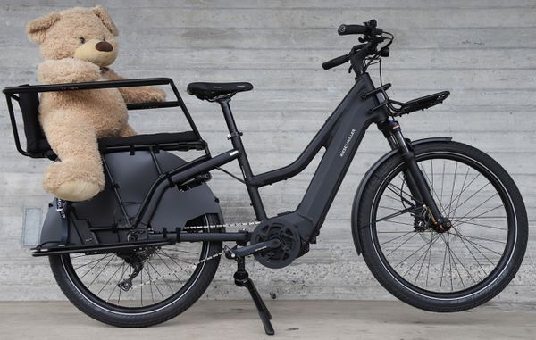 MULTICHARGER2 MIXTE GT FAMILY E-Cargobike / utility grey black matt / 47 CM