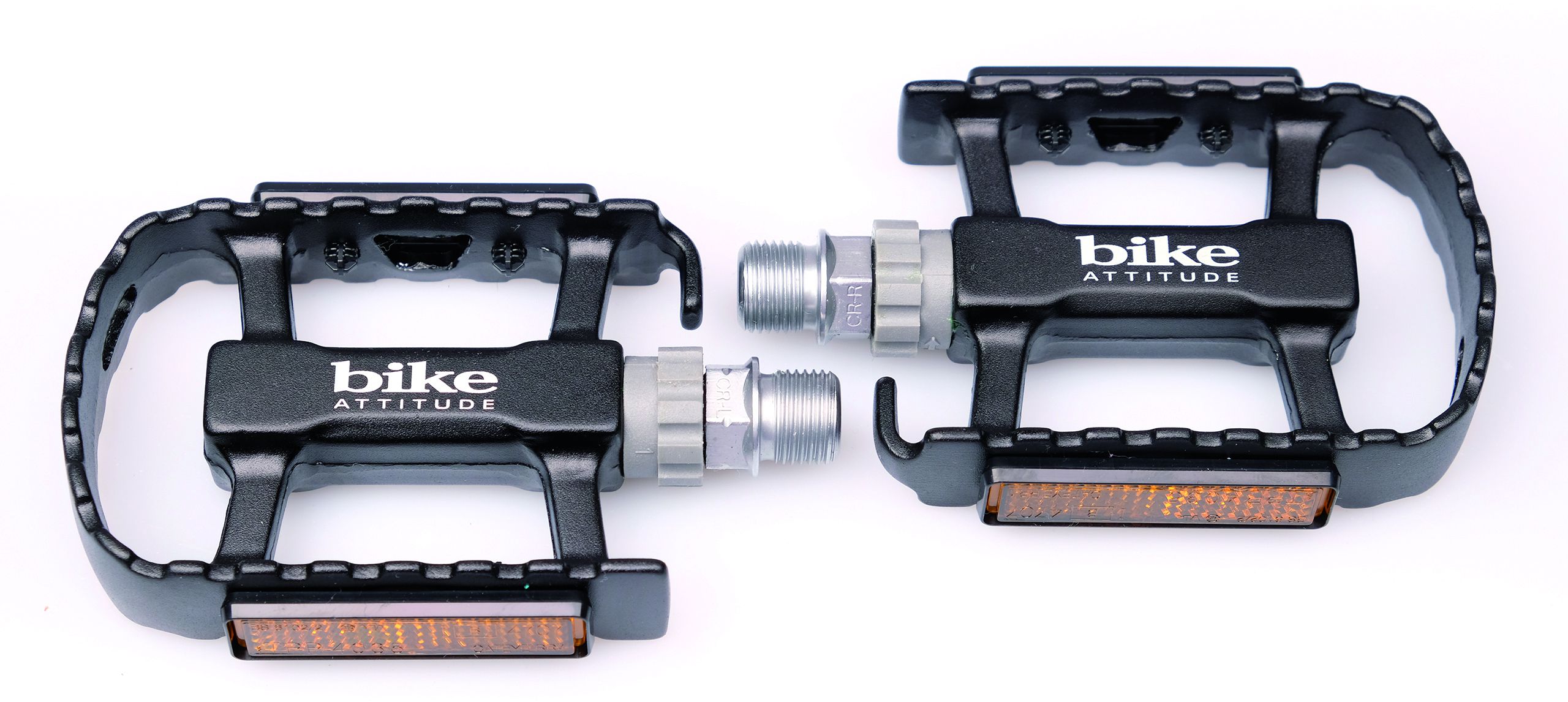 Bike Attitude Pedale MTB LU-C19 9/16" Alu schwarz / schwarz