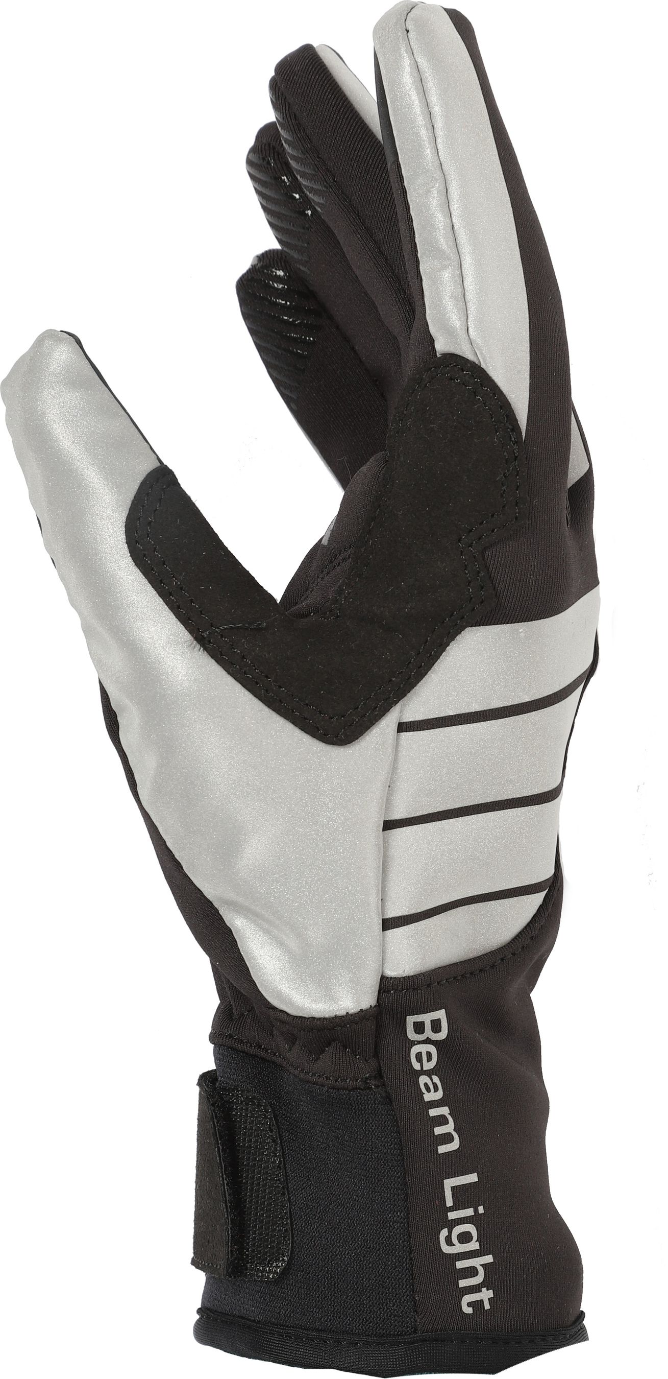 BEAM 2.0 reflektierende Unisex-Handschuhe / schwarz_silber / M