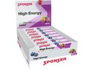 High Energy Bar, Display (30 x 45 g) / Berry