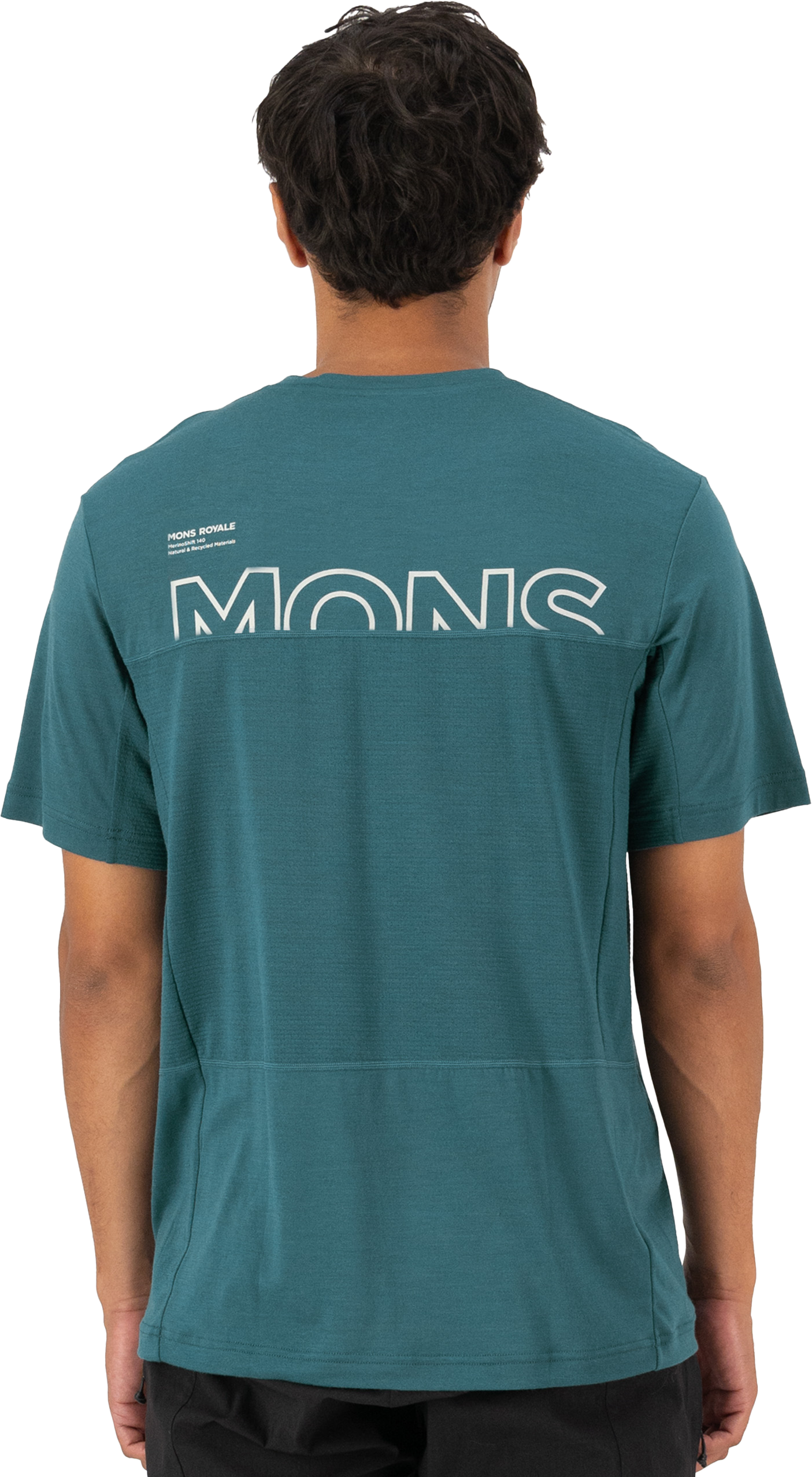 TARN Herren-Merino-Kurzarmshirt / abyss / S