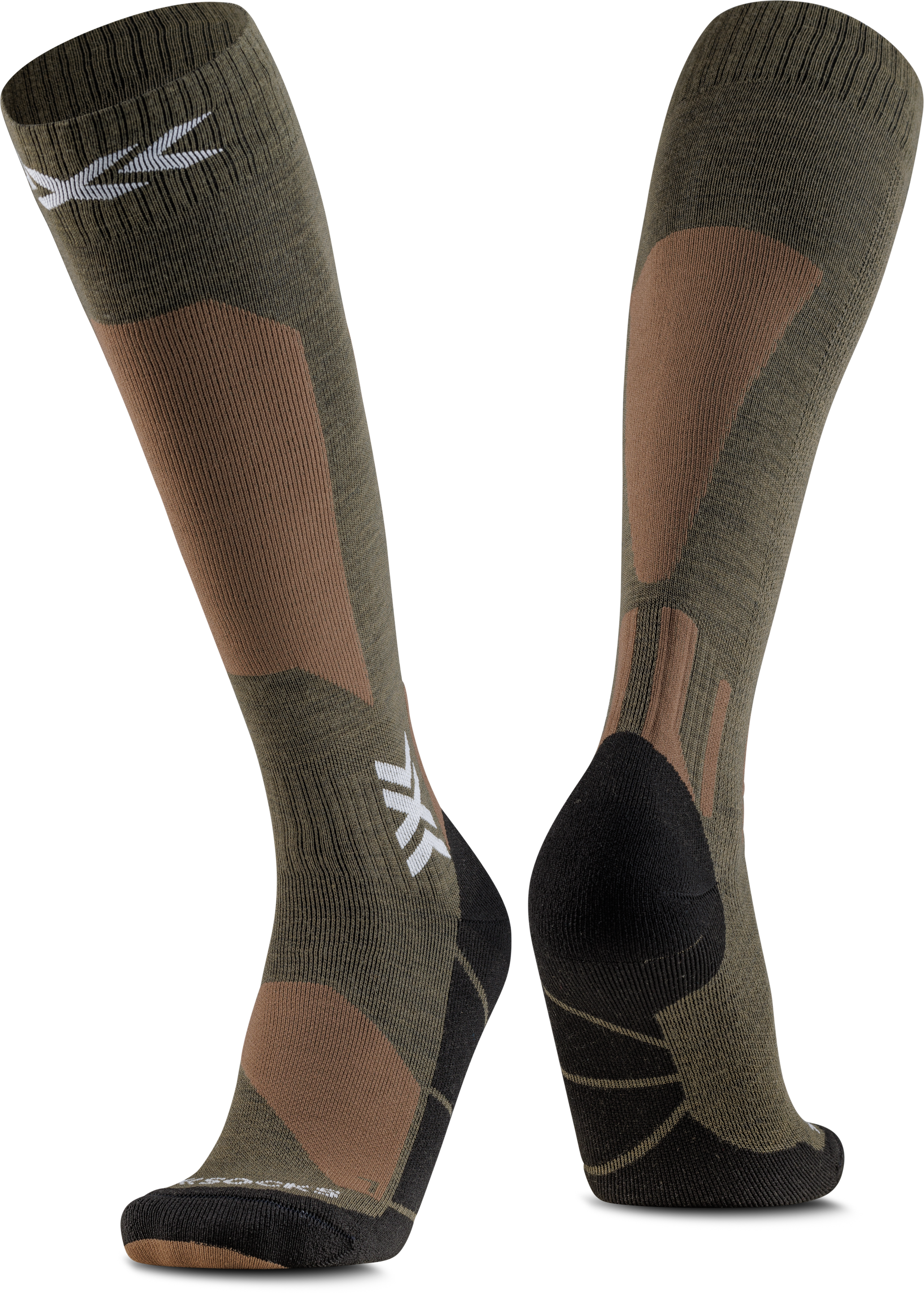 Men Ski Discover Merino OTC / sand/dark sand / 42-44