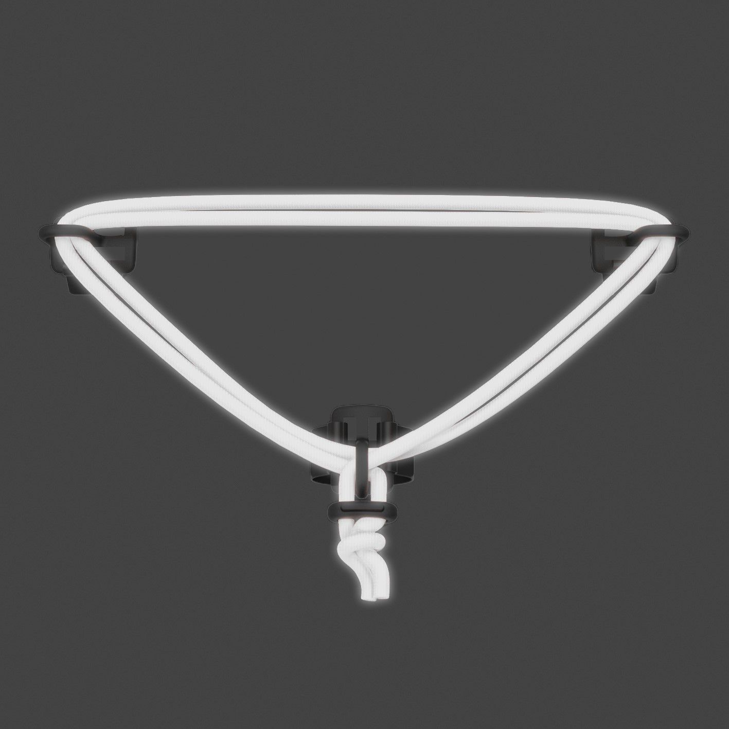 CARRYYYGUM Lenkerspannband / white reflective