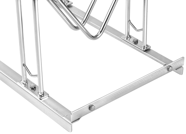 PARKER Veloständer 2er / silber / Bügel-Innenbreite 40mm