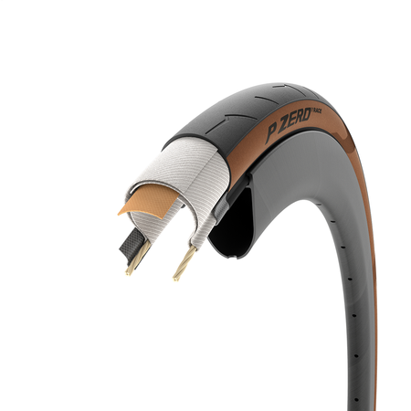 P Zero Race Italy / black/tan-wall / 700x28c