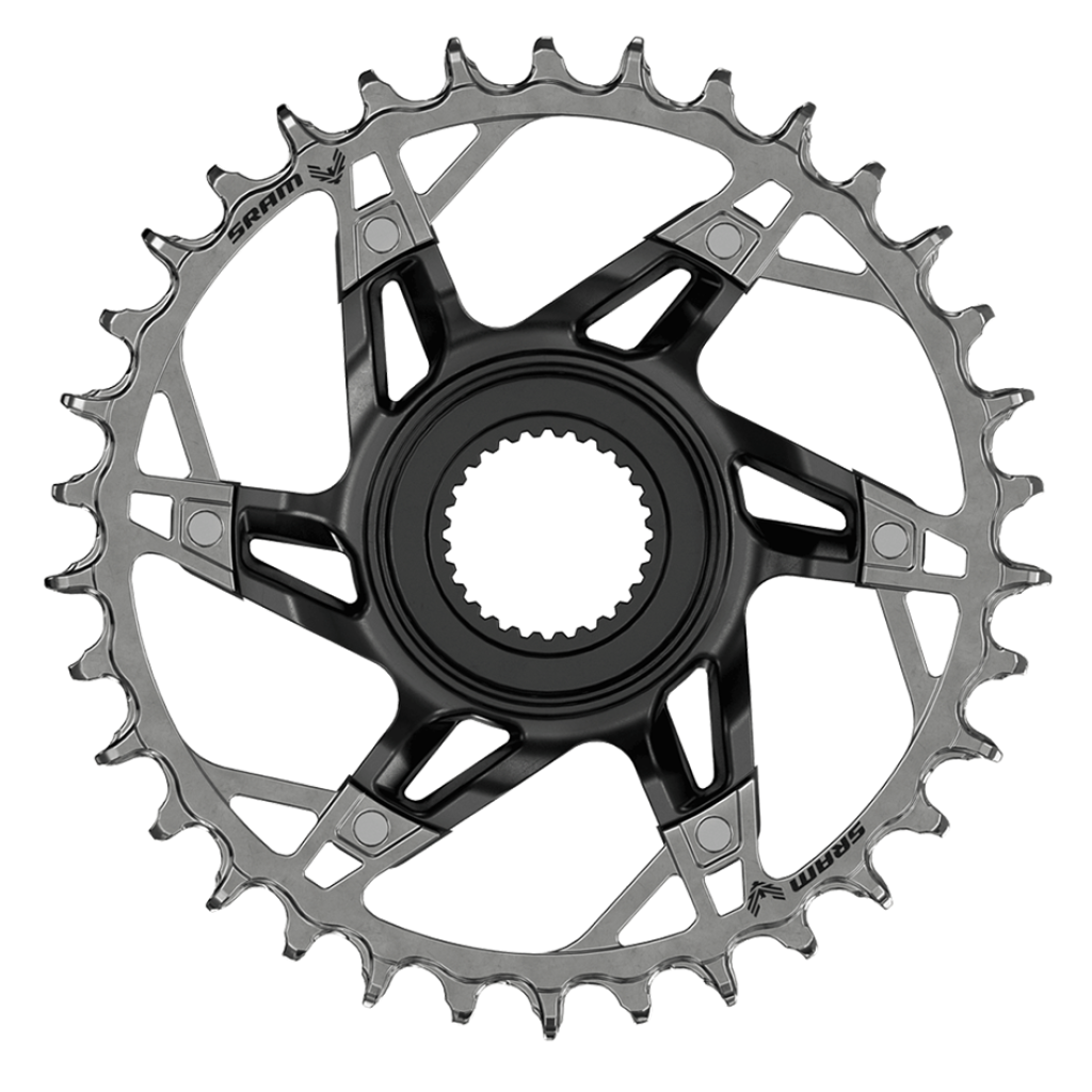 Chainring XX Eagle AXS Transmission Bosch DU38 / black/silver / 36T