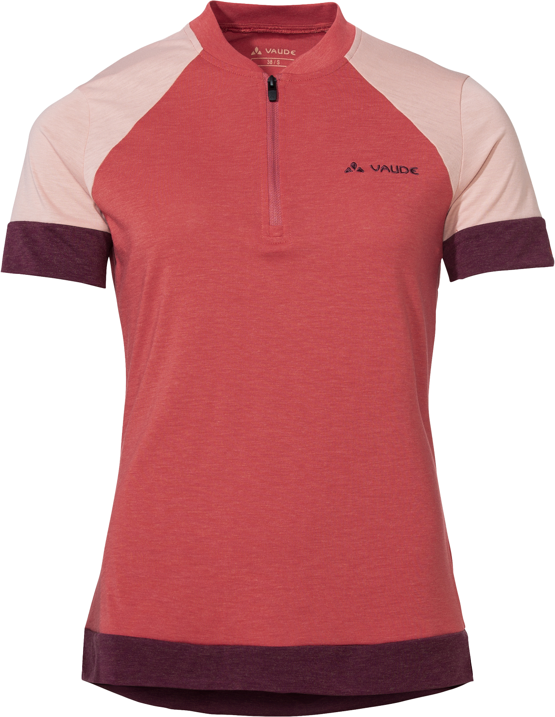 ALTISSIMO Q Damen-Kurzarmtrikot / brick / 40