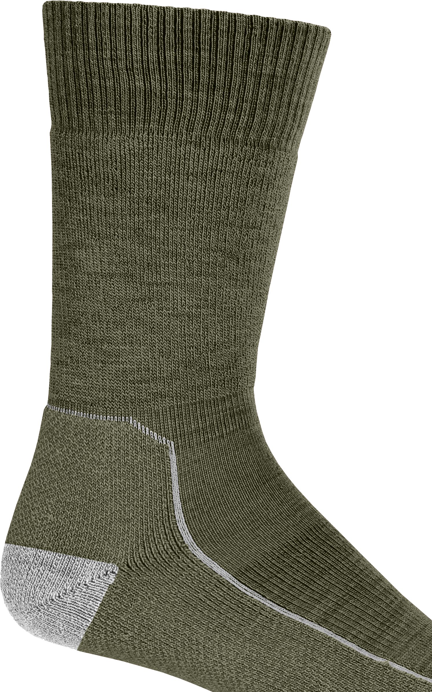 HIKE+ MEDIUM Damen-Merino-Socken / loden/blizzard hthr/snow / S=35-37