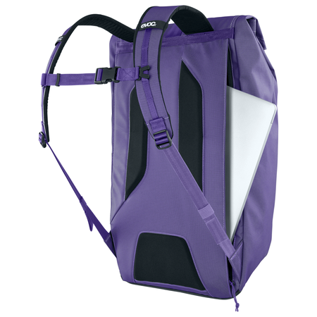 Duffle Backpack 26L / violet/black