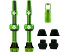 V2 Tubeless Ventil Kit / Green / 44 mm