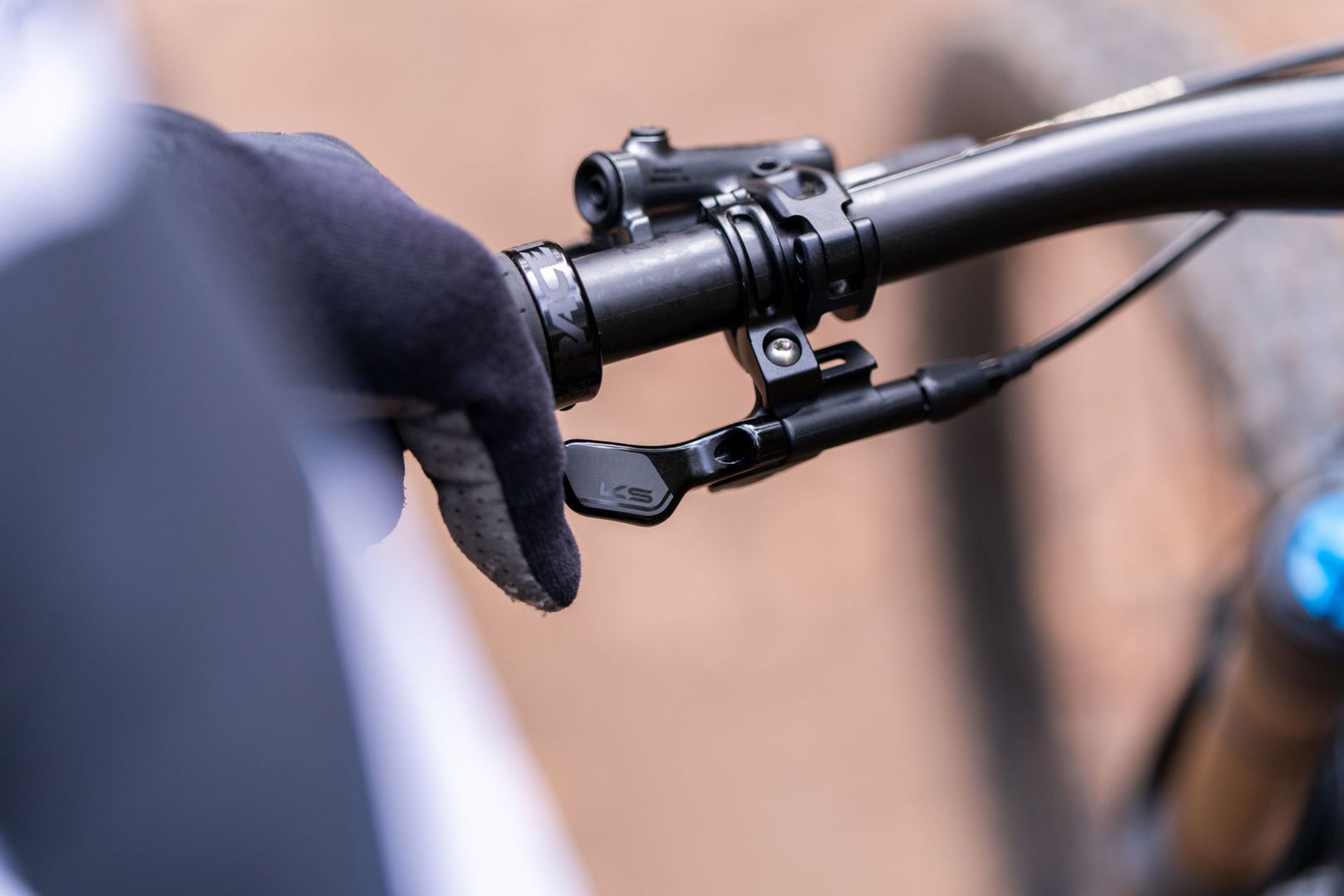 KS SOUTHPAW Alloy for I-Spec II remote lever / schwarz
