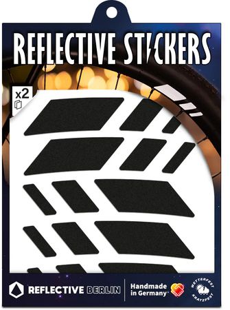 REFLEKTIERENDE FELGENSTICKER / racer_black / 20mm