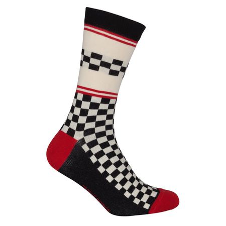 Classic Jersey Socks / black ecru / 39-42