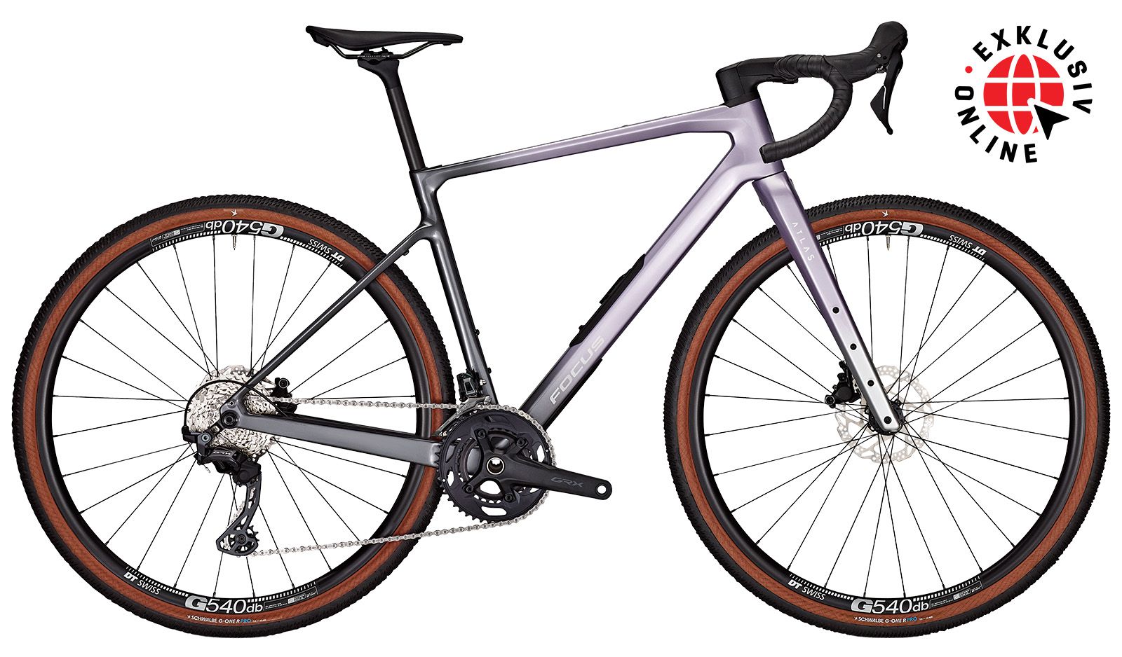ATLAS 8.7 Gravelbike / Lavender/Steelgrey / S