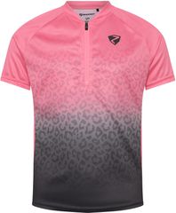 NESTEL-Z Kinder-Kurzarmtrikot / black/straberry sorbet / 116