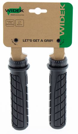 Lenkergriffe The Rock mit Alu Lockring 135mm schwarz / schwarz