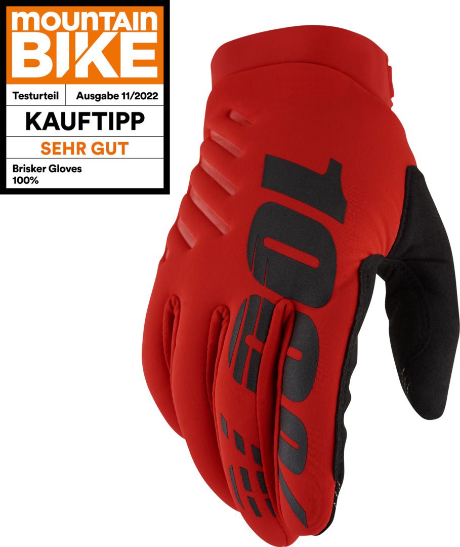 Brisker Gloves / Red rot / L