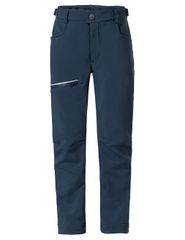 QIMSA Kinder-Softshellhose / dark sea / 134/140