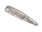 KLAPPMESSER mit TOPOGRAFIE / silber