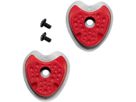 Fersenteil / rot-grau / One Size