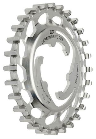 CDX Riemenscheibe hinten, 24 Zähne für Alfine/Nexus Nabe / silber / 24 Zähne