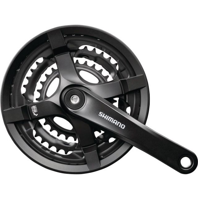 FC-TY501 Triple-Kurbelgarnitur 6/7/8-Gang / schwarz / 170mm / 48x38x28
