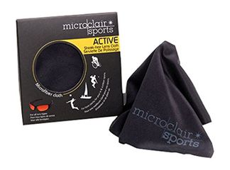 MICROFIBER Reinigungstuch für Brillengläser / schwarz