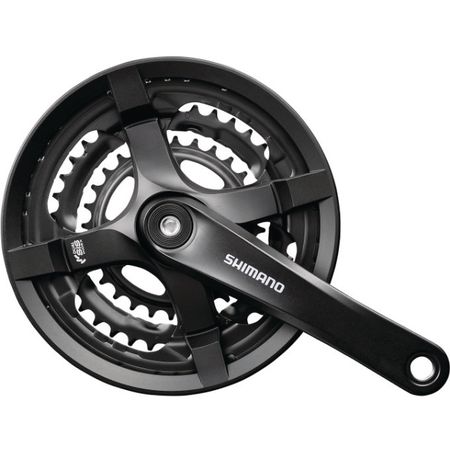 FC-TY501 Triple-Kurbelgarnitur 6/7/8-Gang / schwarz / 170mm / 48x38x28
