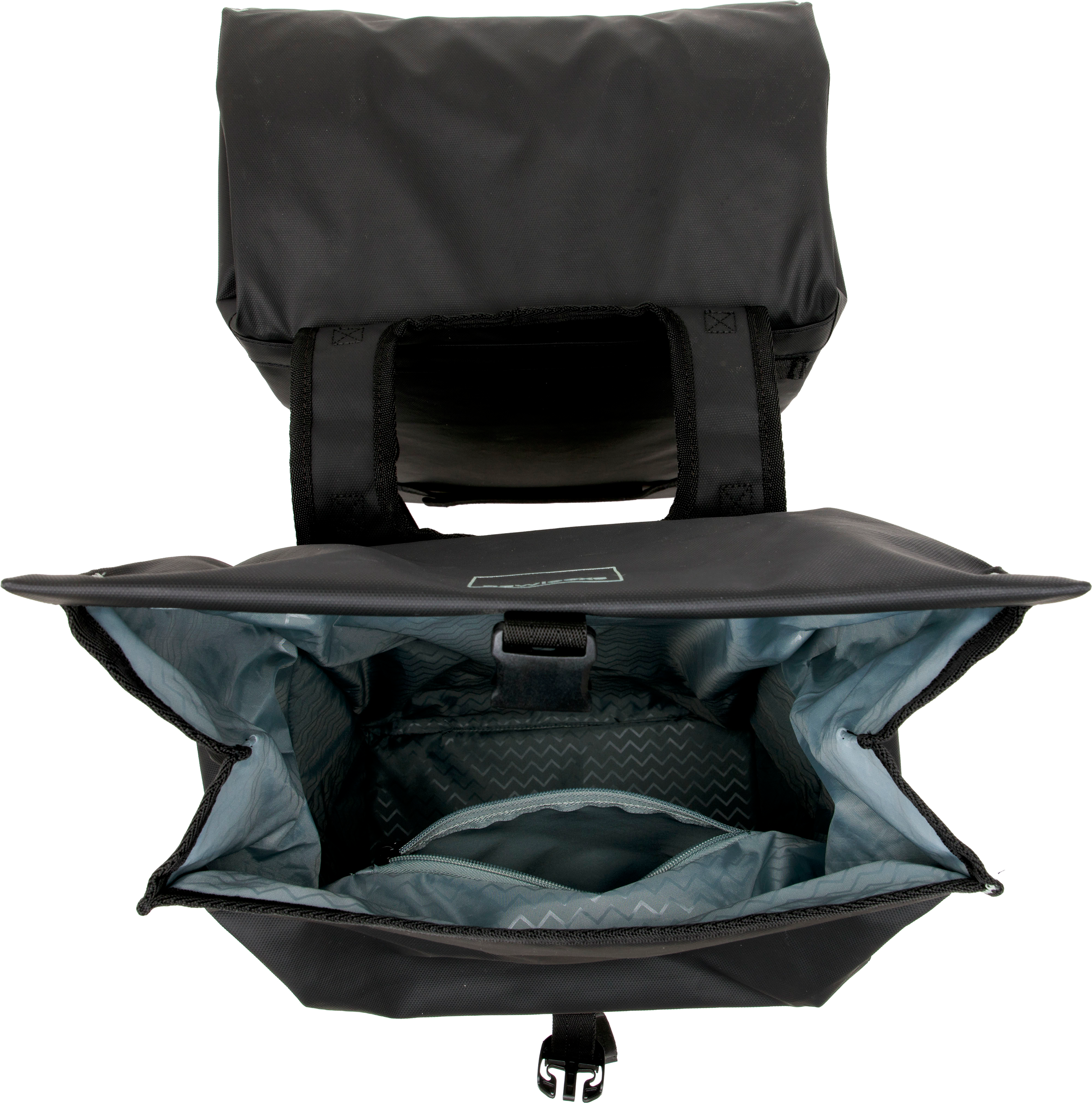 LEEDS DOUBLE Hinterradtasche / black