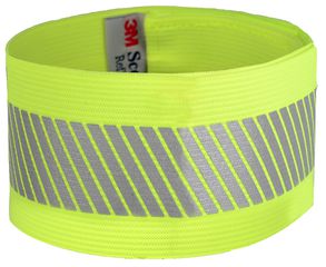 STRETCHBAND gelb reflektierend für Arme und Beine