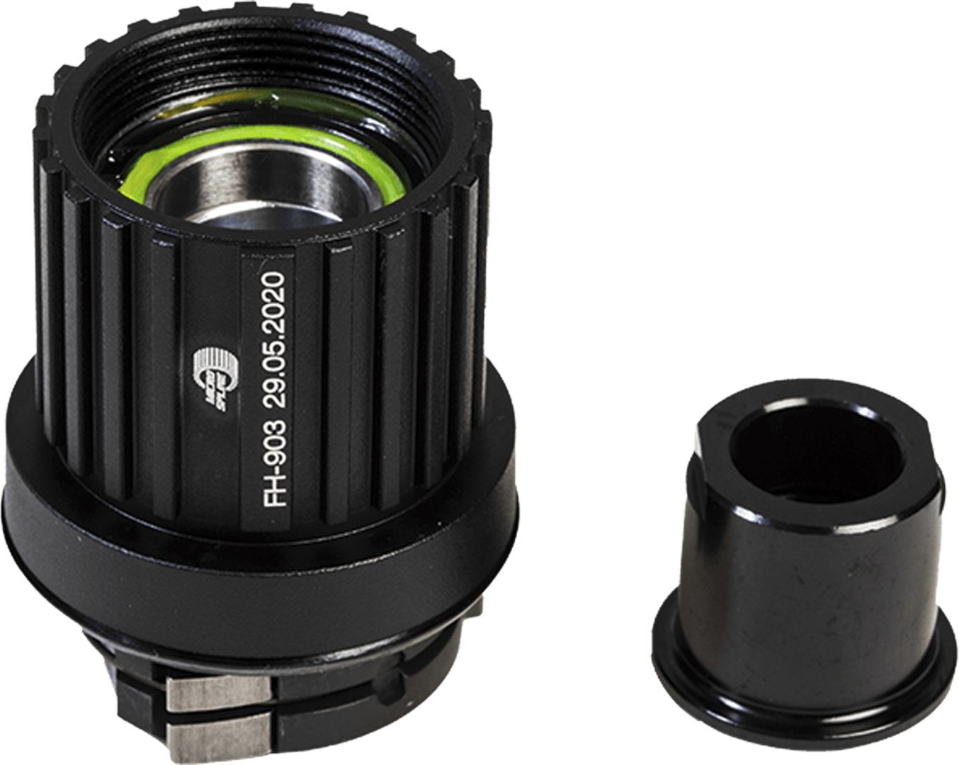 Shimano Micro Spline Alu Freilaufkörper / schwarz / 12 mm, 148 mm