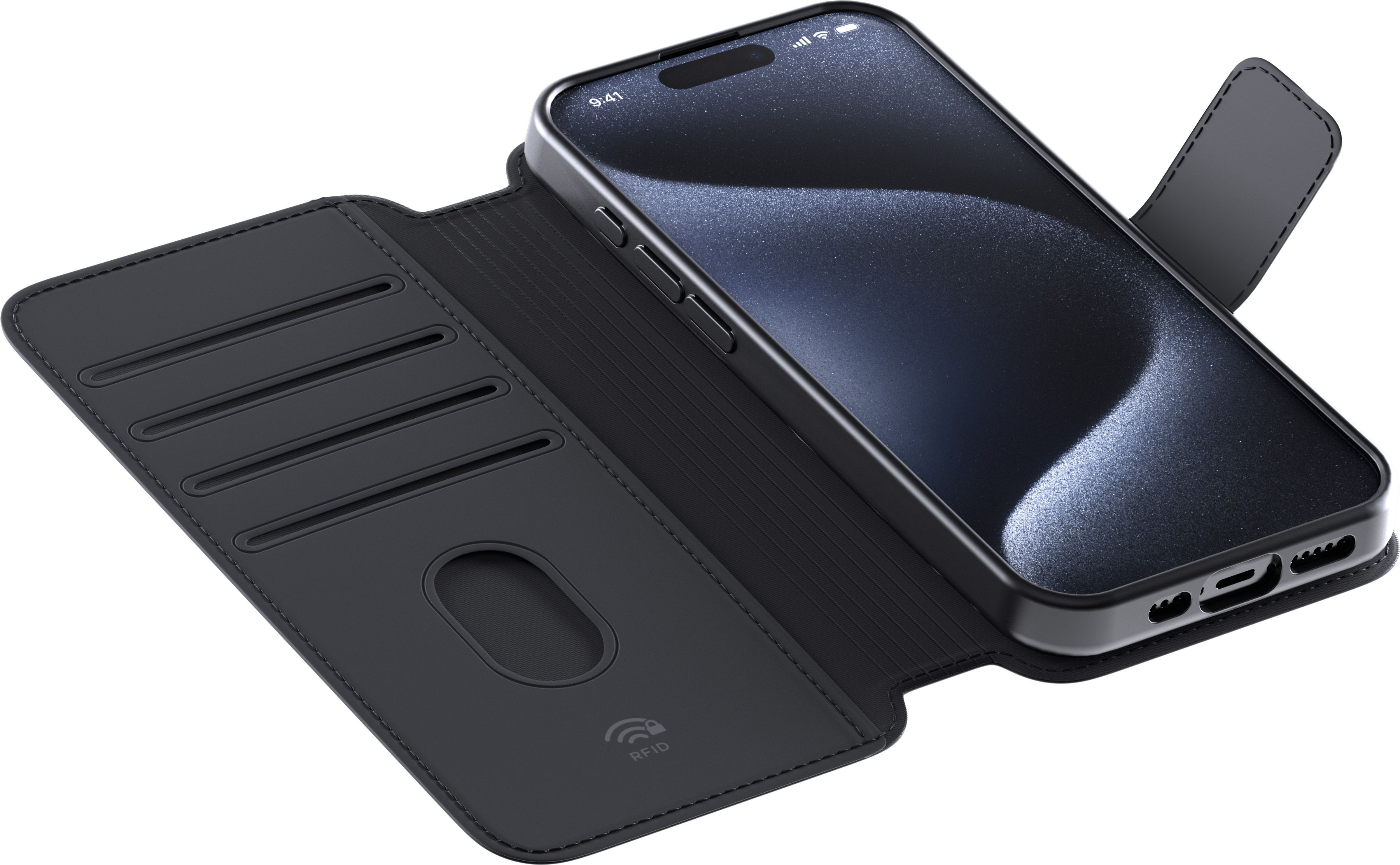 Magnetic Flip Cover SPC+ / schwarz / SPC+ bis 6.1″