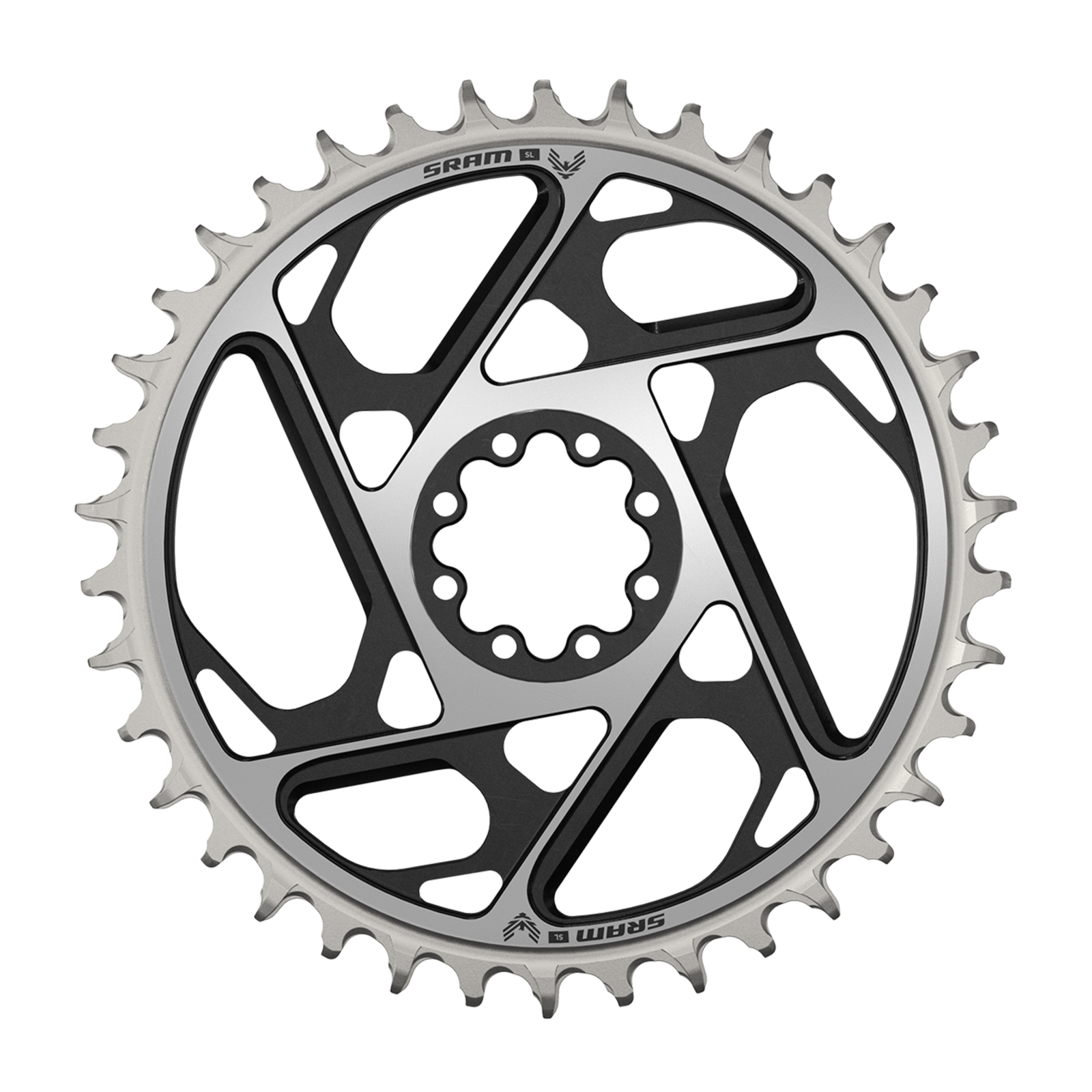 Chainring XX SL Eagle AXS Transmission DM 8-bolt 0mm Offset / black / 38T