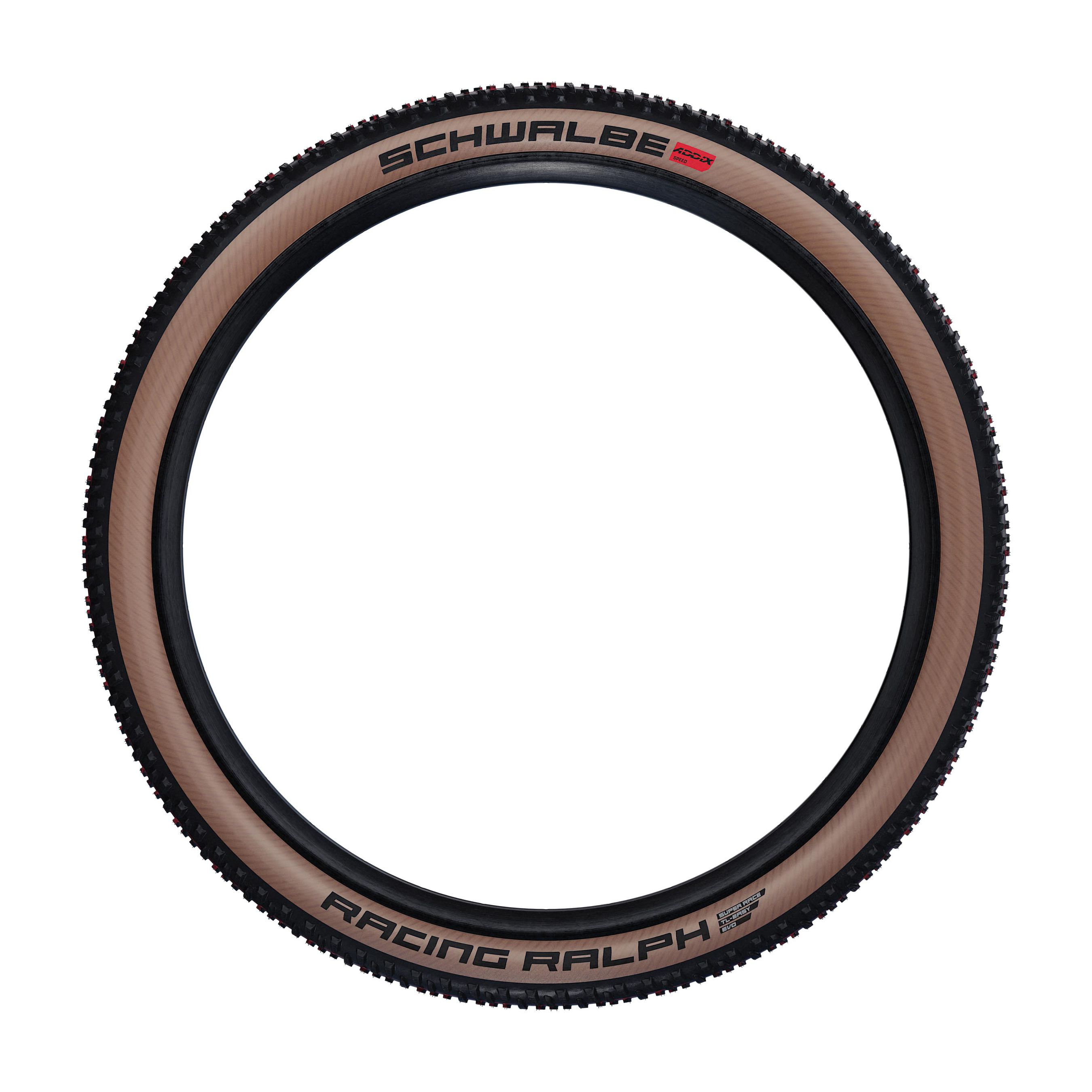 RACING RALPH Evo Super Race Vorderrad- Reifen / bronze side / 29" x 2.25, 57-622, Faltreifen, TLE