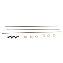 Spoke and Nipple 210mm CX-Ray Straight Pull Qty 3 / black
