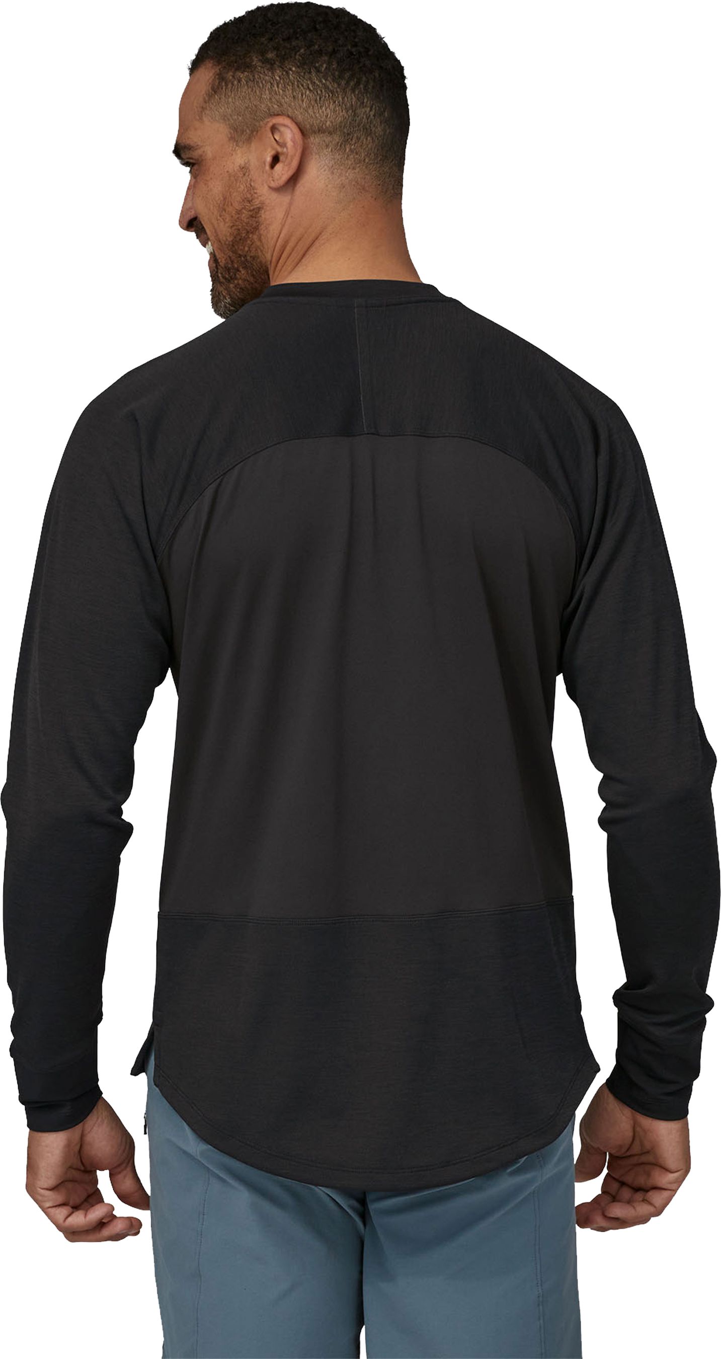 DIRT CRAFT Herren-Langarmshirt / black / S