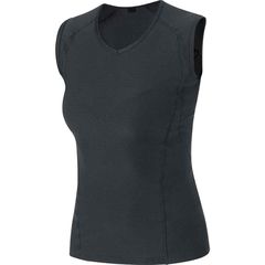 M BASE LAYER Damen-Funktionssinglet / schwarz / 44