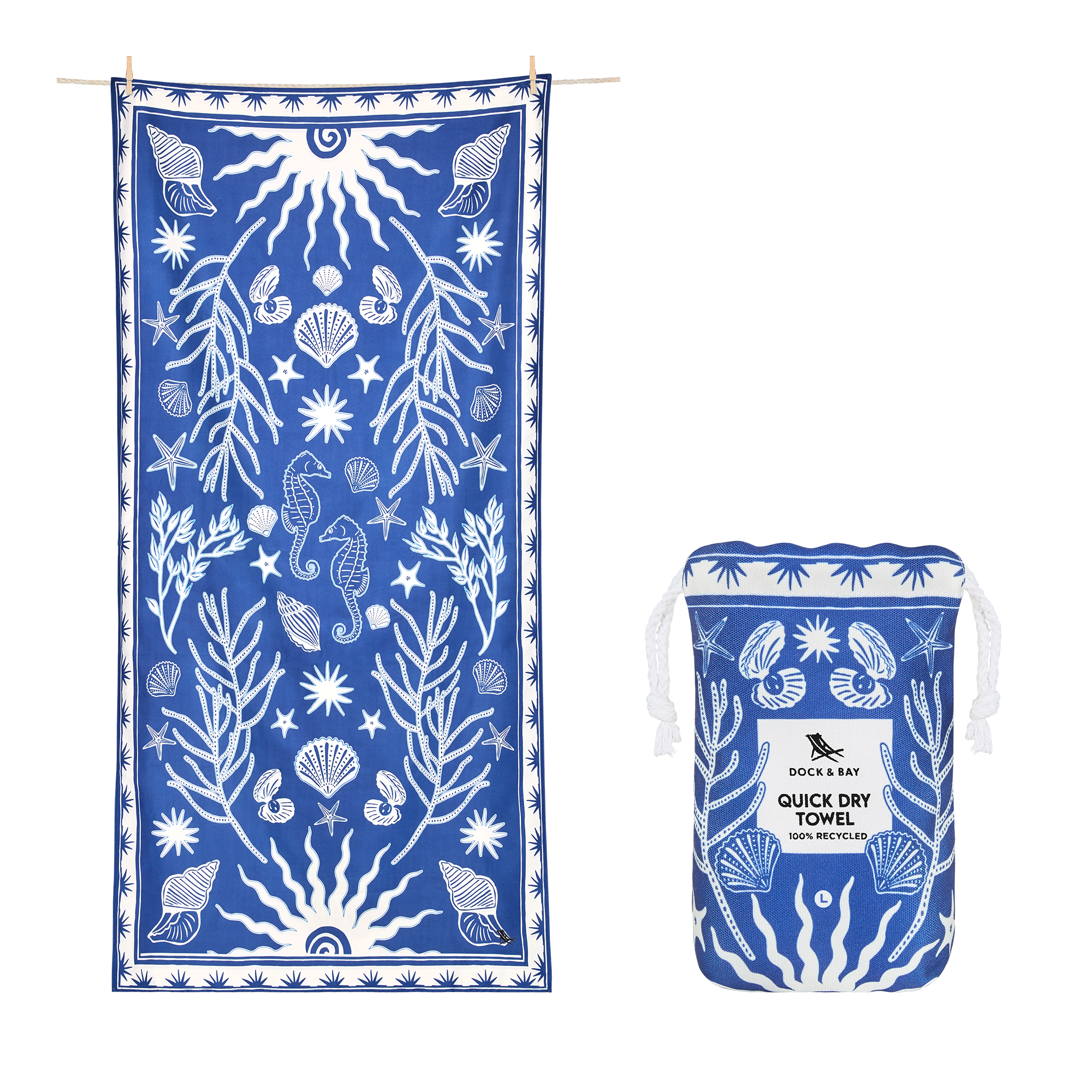 Beach Towels Large / ocean tresure