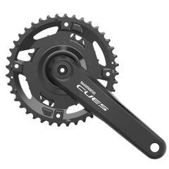 Kettenradgarnitur Cues FC-U4000 Double 9/10/11-Gang / schwarz / 170 mm, 40x26, 48.8, nein