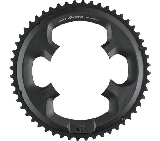 Kettenblatt Tiagra FC-4700 Double / schwarz / 52 Zähne, ML