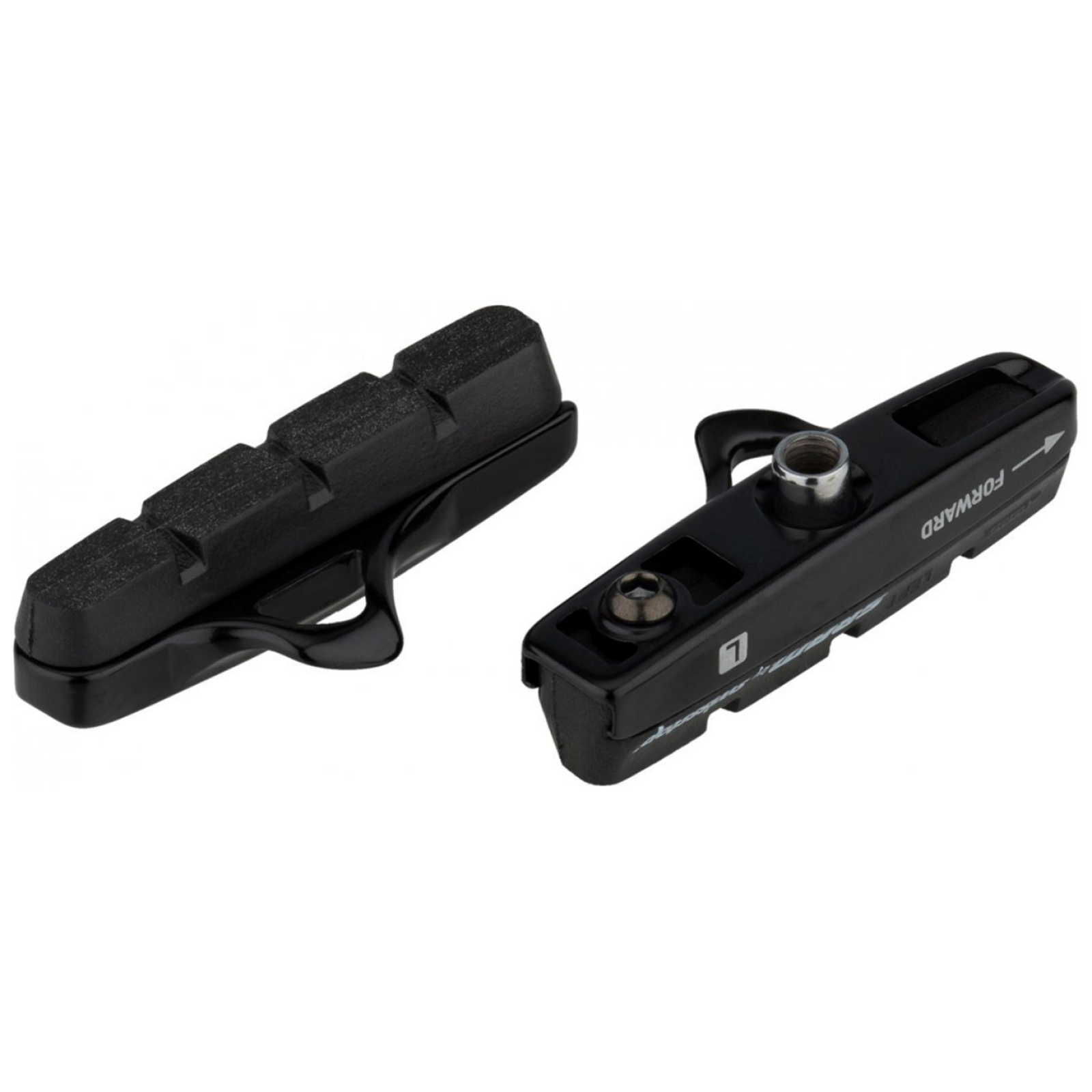 Brake Pad with Holder Red / black