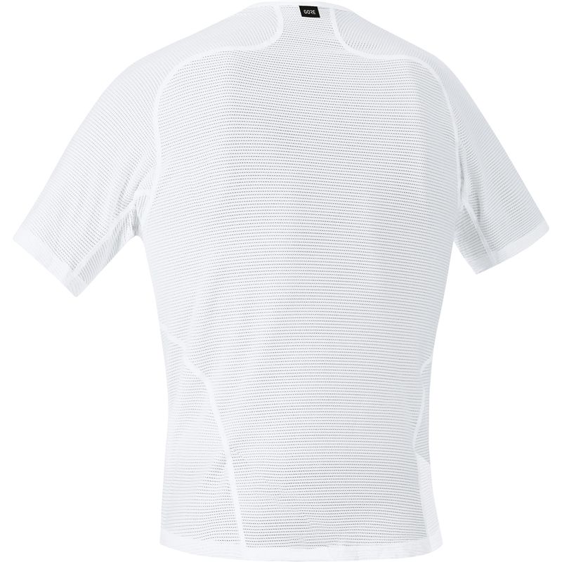 M BASE LAYER Herren-Funktionsshirt / weiss / S
