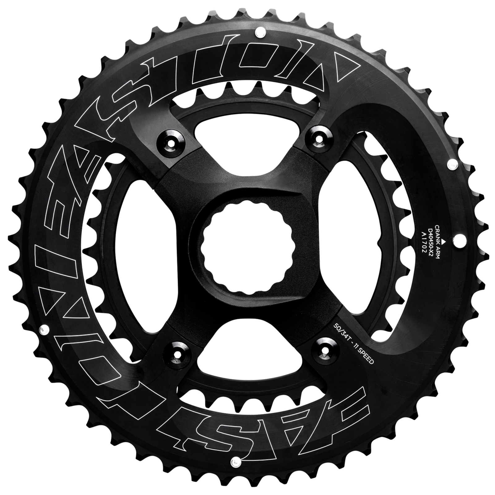 EA90 DM Spider/Ring 50/34 4B 11SPD / black