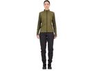 REDWOOD WIND Damen-Merino-Langarmtrikot mit Windschutz / dark olive / L