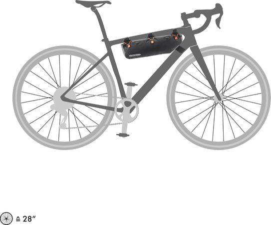 FRAME-PACK RC TOPTUBE Rahmentasche / black matt / 3l