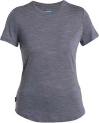 SPHERE III Damen-Merino-Kurzarmshirt / midnight navy hthr / XL